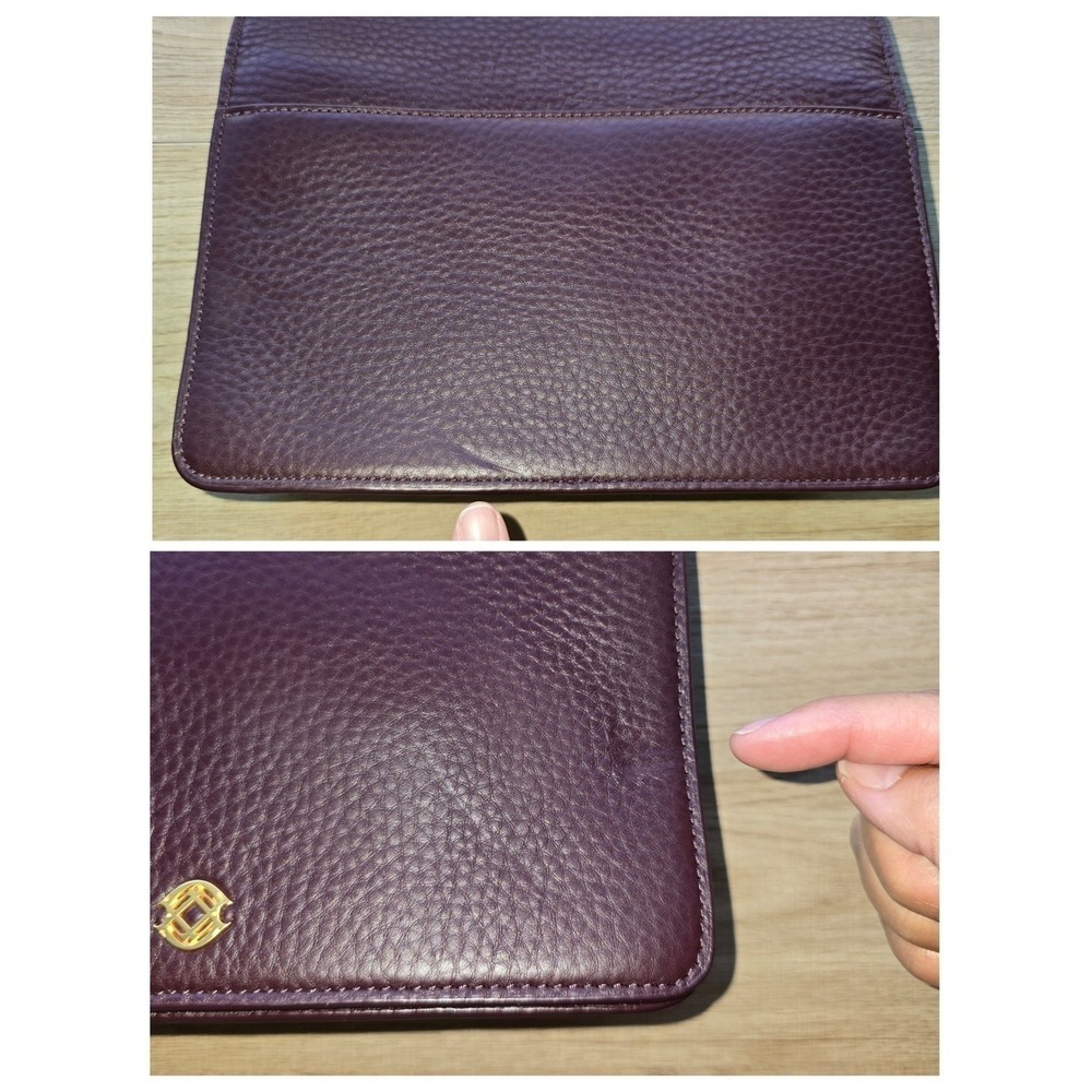 NWOT Dagne Dover Women Crossbody Bag Oxblood Leather Andra Organize quiet luxury - Picture 16 of 16